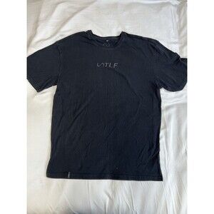 TLF Take Life Further Mens Black Short Sleeve Pullover T-Shirt Size XL